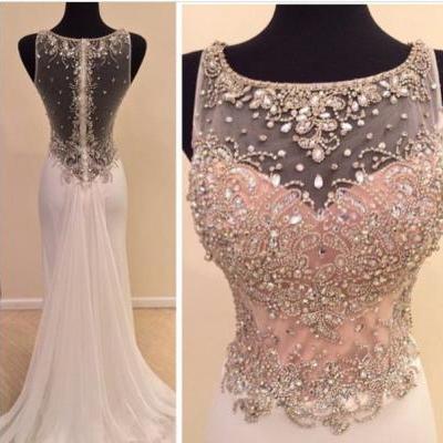 Pink Prom Dress, 2015 Prom Dress, Unique Prom Dress, Sparkly Prom Dress, Handmade Prom Dress, Pretty Prom Dress