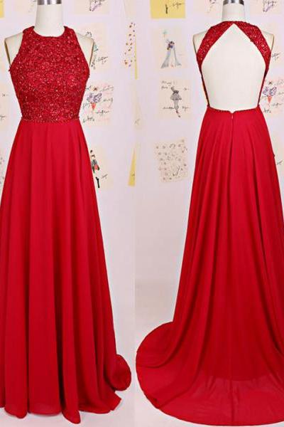 A Line Tassel Chiffon V Neck Yellow Beading Prom Dress